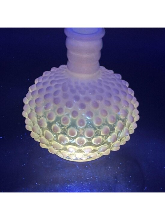 Fenton Other - Fenton French Opalescent Hobnail Glass Perfume Bottle